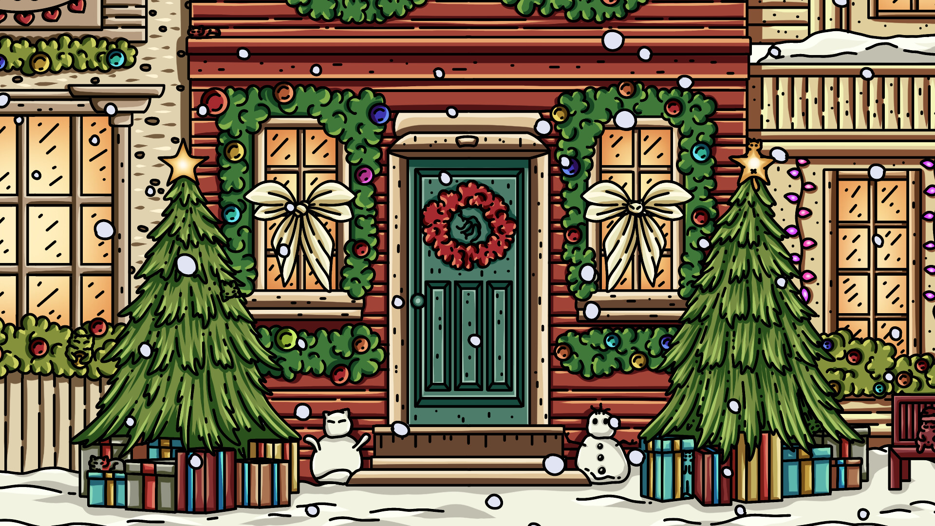 100 New Year Cats - Artbook screenshot 1