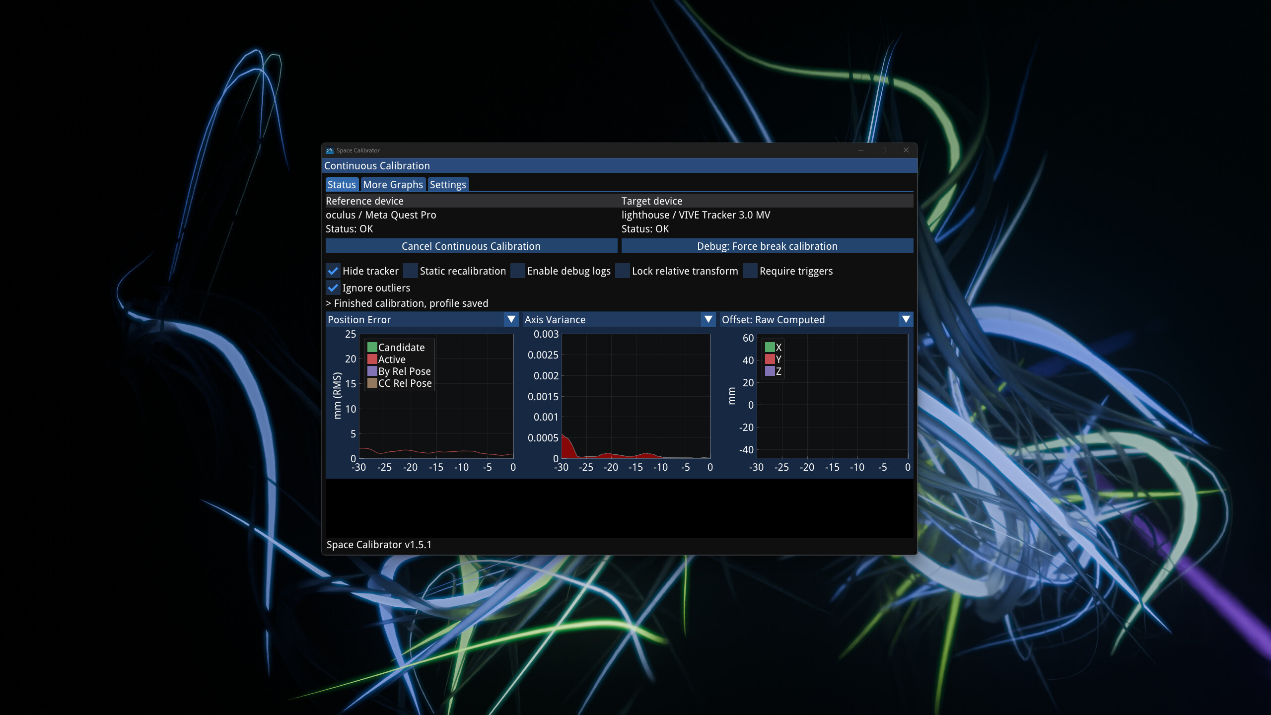 Space Calibrator screenshot 2