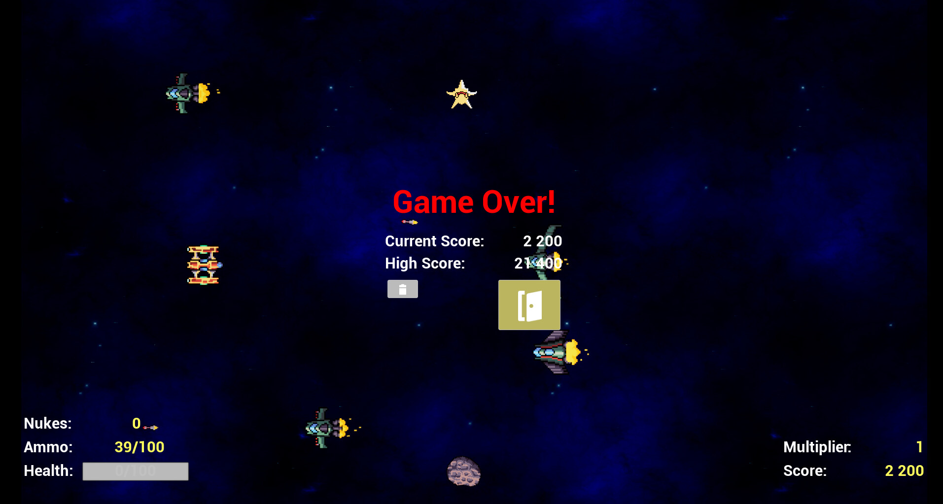Cake Space Shooter screenshot 2
