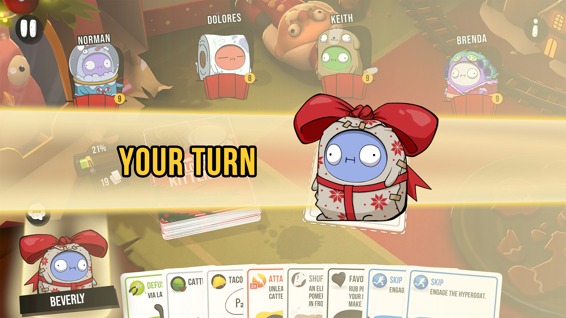 Exploding Kittens® 2: Santa Claws Pack screenshot 3