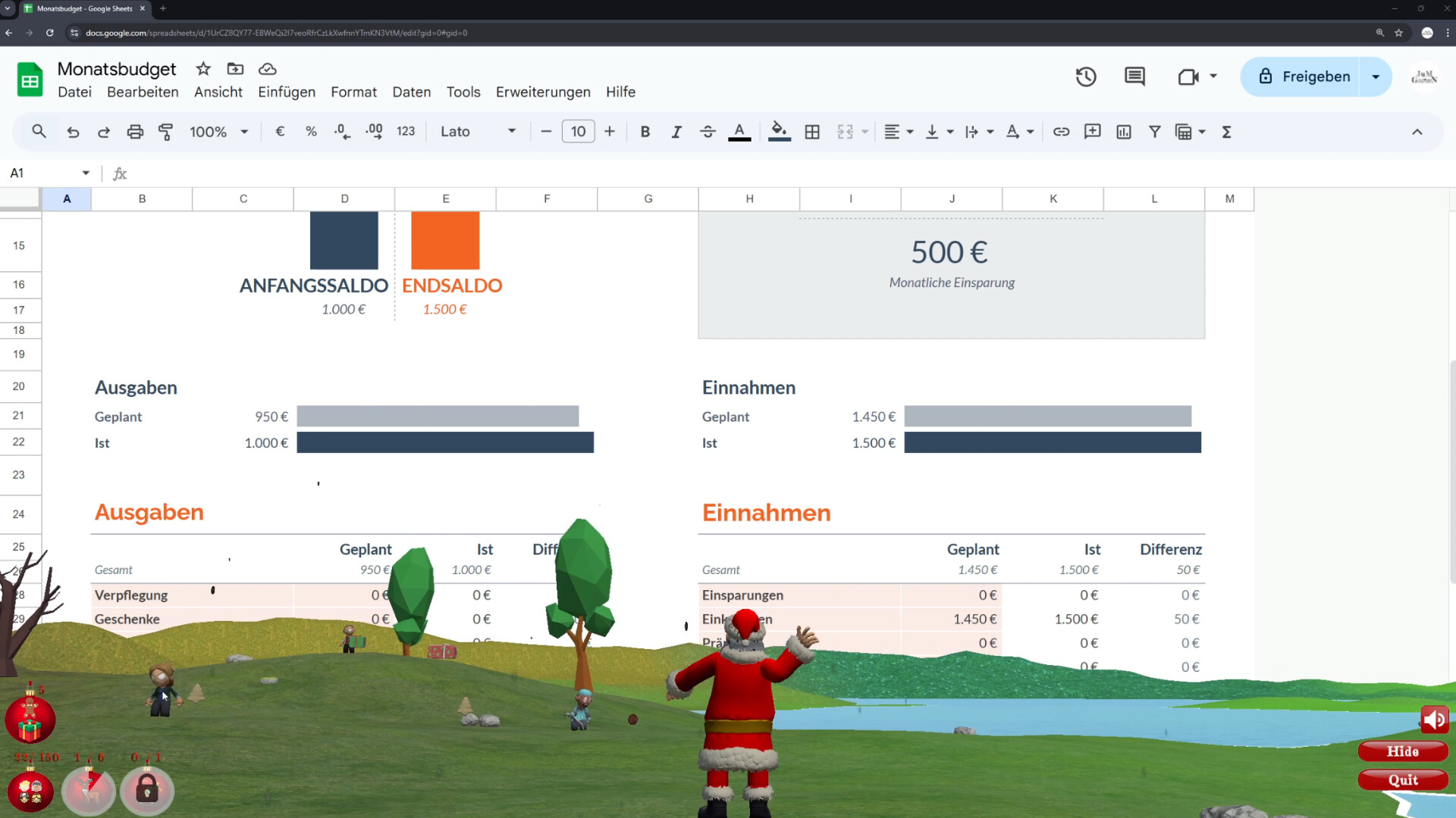 Santa Gamepaper screenshot 2