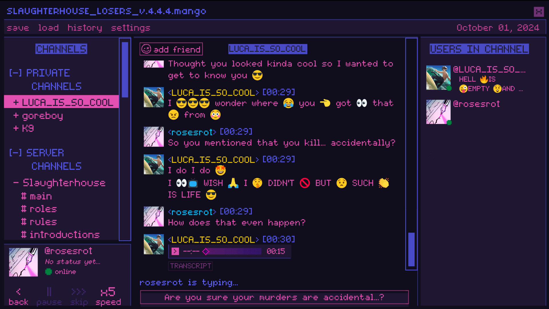 Killer Chat! - Expanded Edition screenshot 14