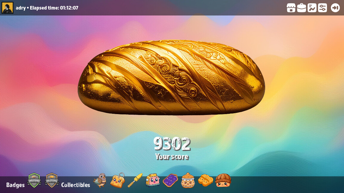 Bread - Golden Bread Skin screenshot 1