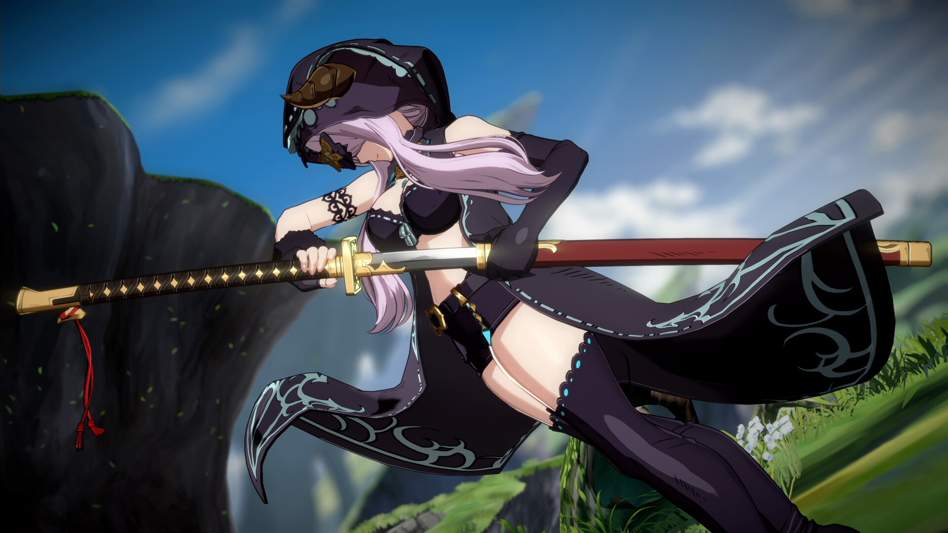 Steam：GBVSR - キャラクターコスチューム「ナルメア（黒蝶夢幻衣）」