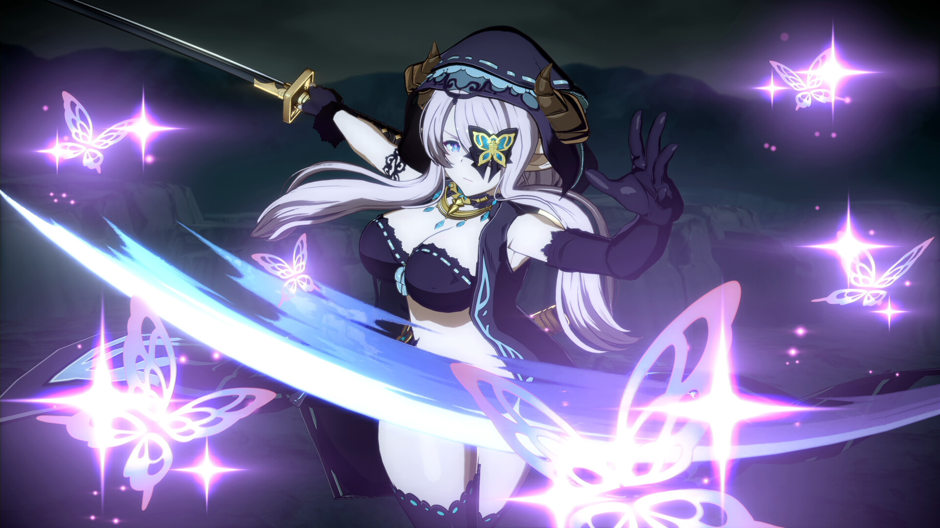 グラブル コスプレ みぃこ 黒蝶夢幻衣 ナルメア タペストリー グラブル】『ナルメア(黒蝶夢幻衣) 1/7 完成品フィギュア』の購入