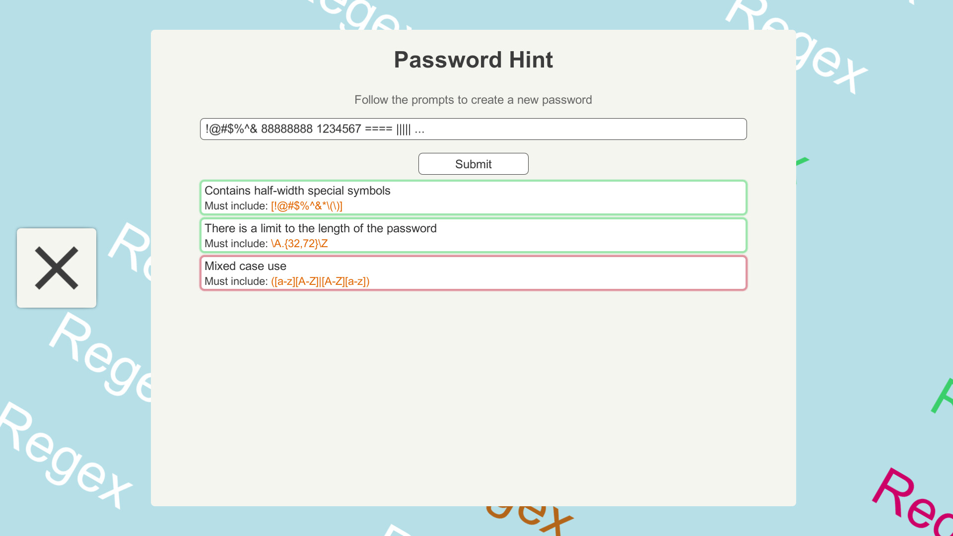 Regex Game screenshot 5