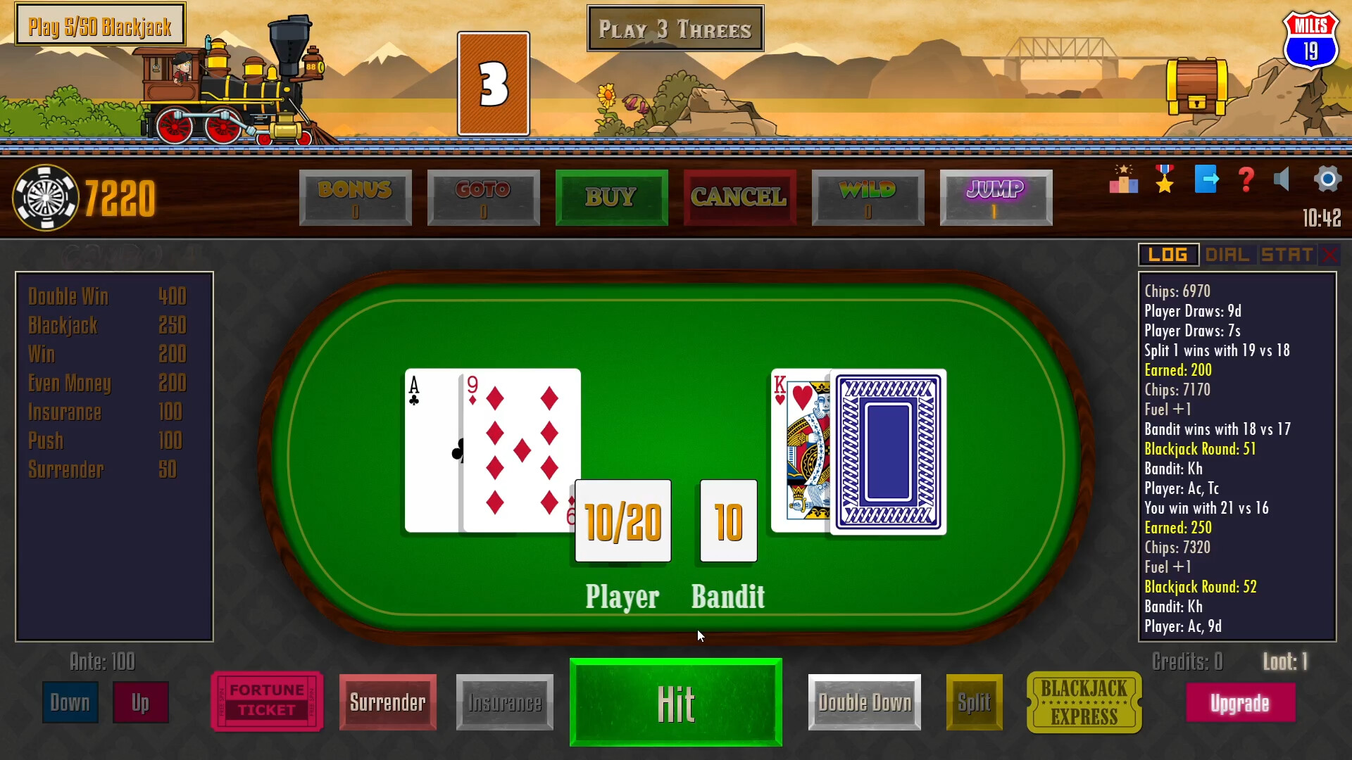 Poker Train - Blackjack screenshot 2