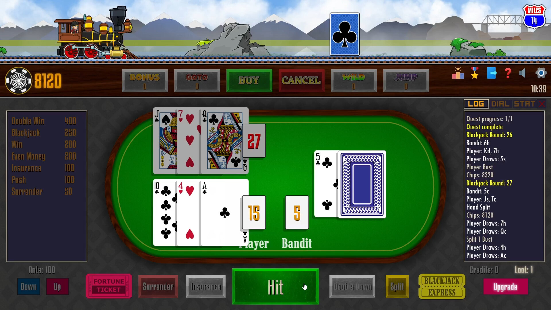Poker Train - Blackjack screenshot 4