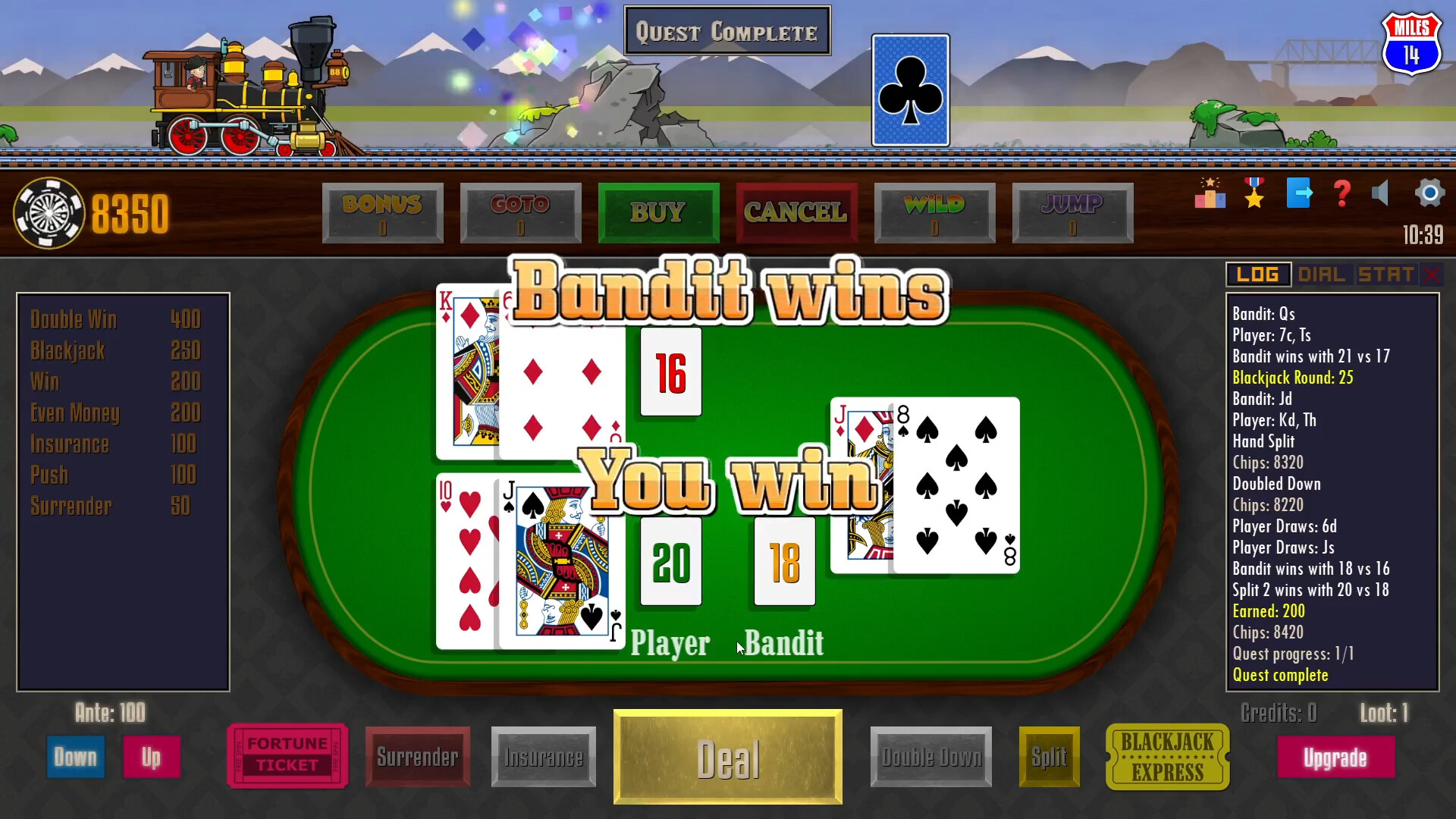 Poker Train - Blackjack screenshot 5