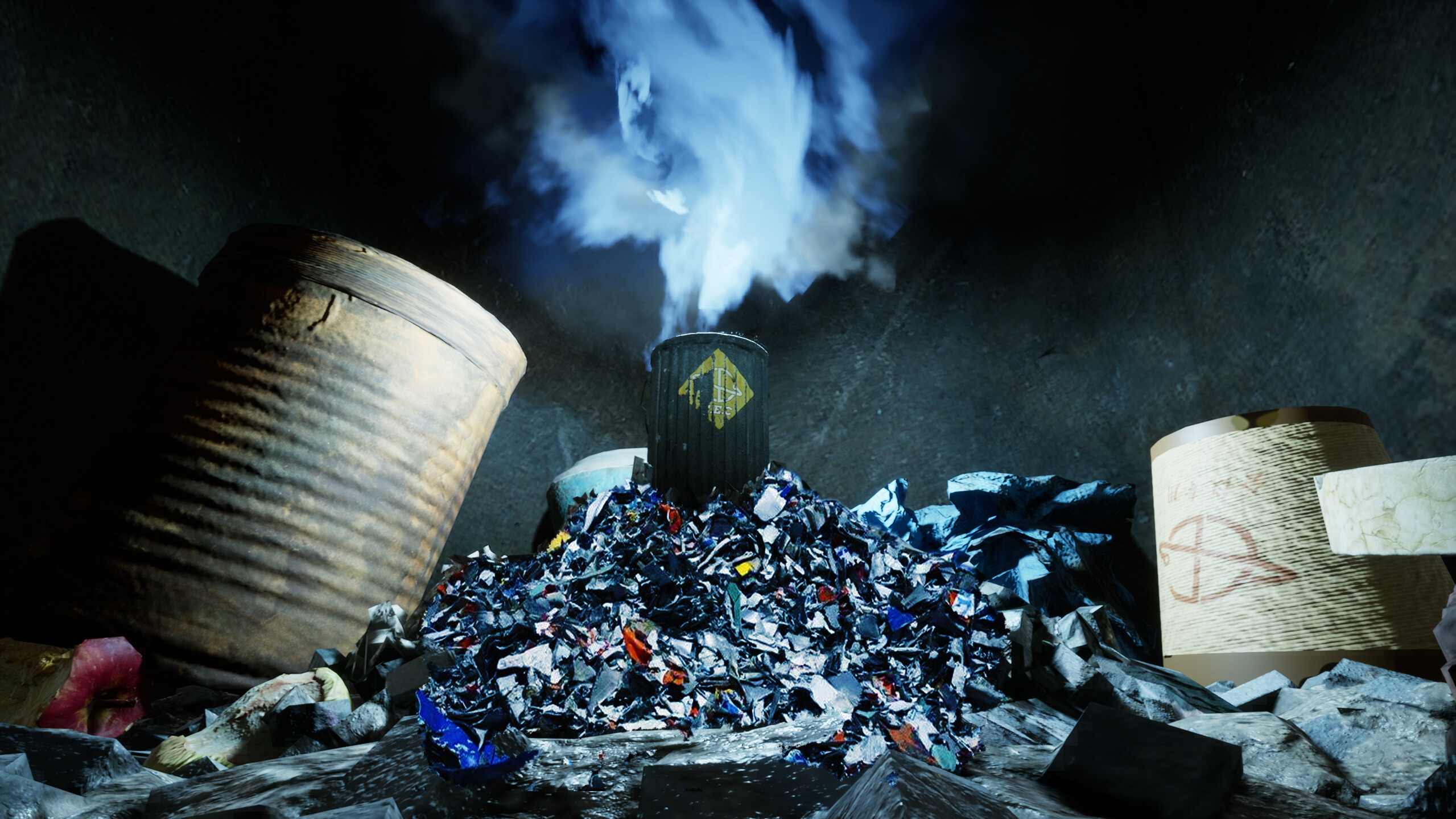 Ein einfaches Müllentsorgungsspiel screenshot 1
