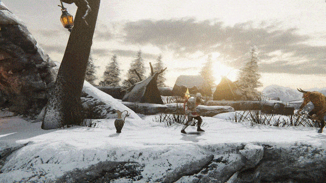 Castle of Heart Retold hiệp sĩ đấu quái vật tuyết