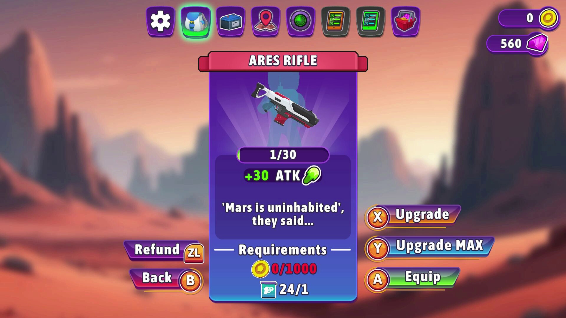 Mars Survivor: Red Rifle screenshot 3