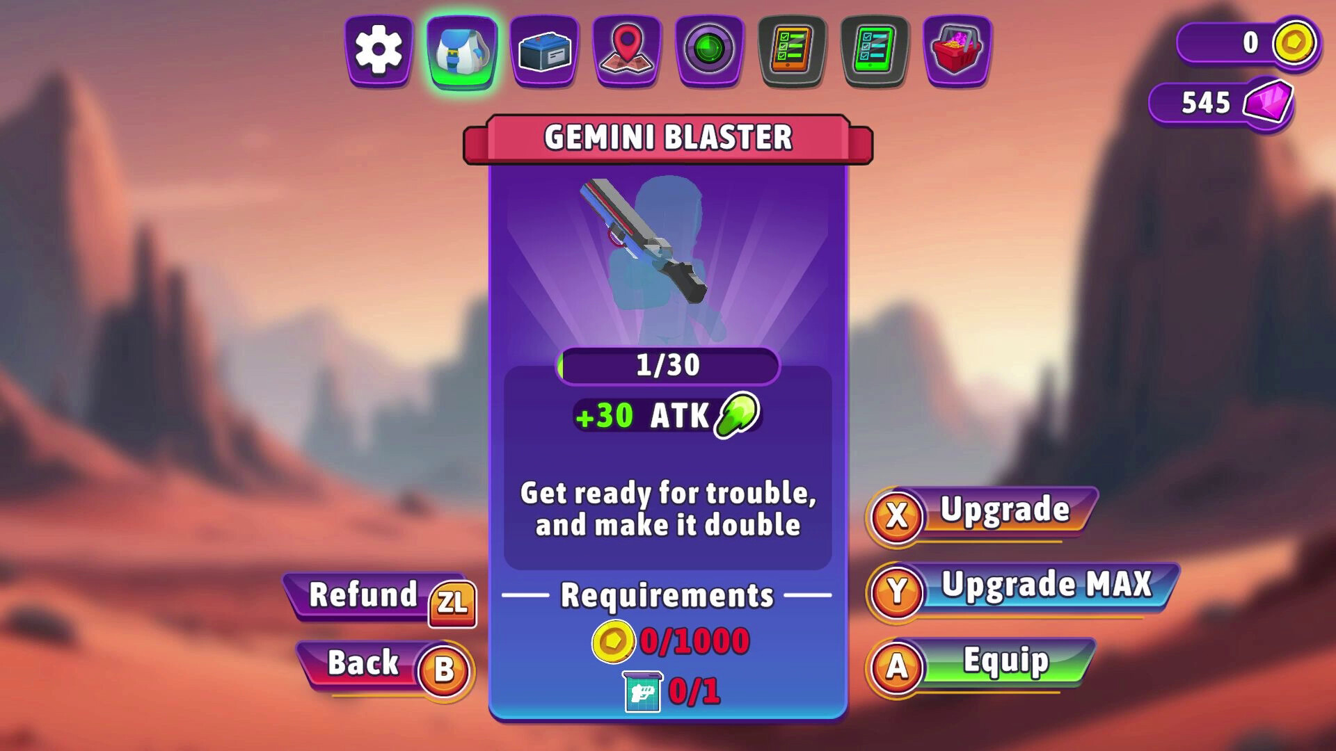 Mars Survivor: Blue Blaster screenshot 3