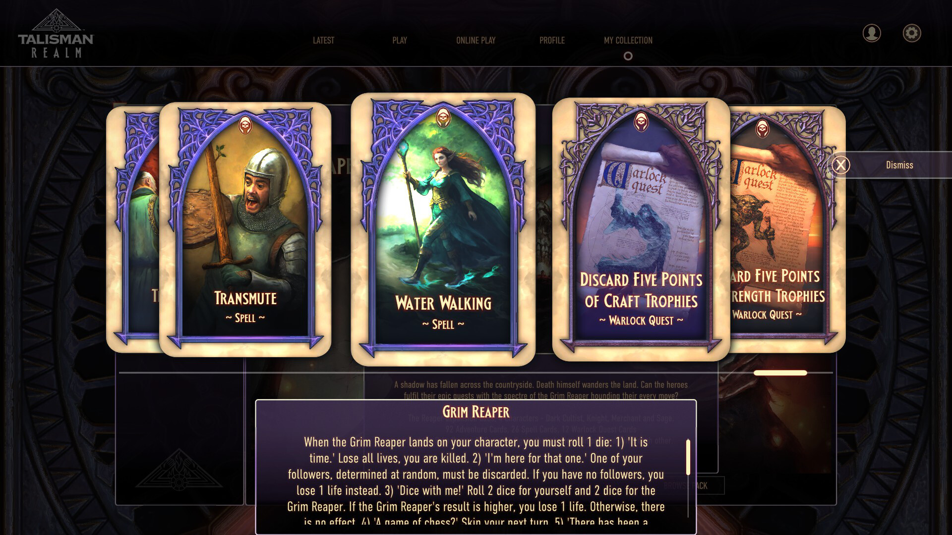 Talisman: Digital 5th Edition - The Reaper Classic screenshot 1