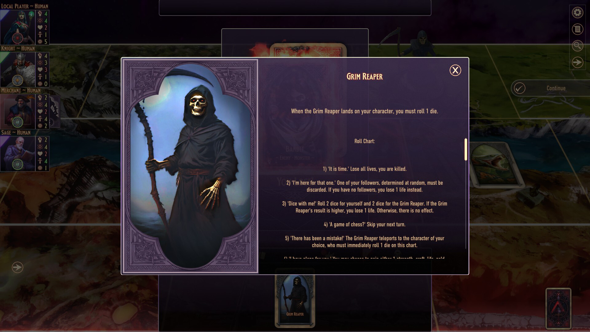 Talisman: Digital 5th Edition - The Reaper Classic screenshot 5
