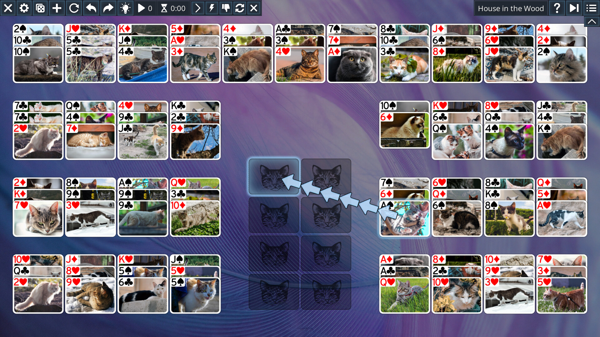 Free Solitaire - Cats screenshot 8