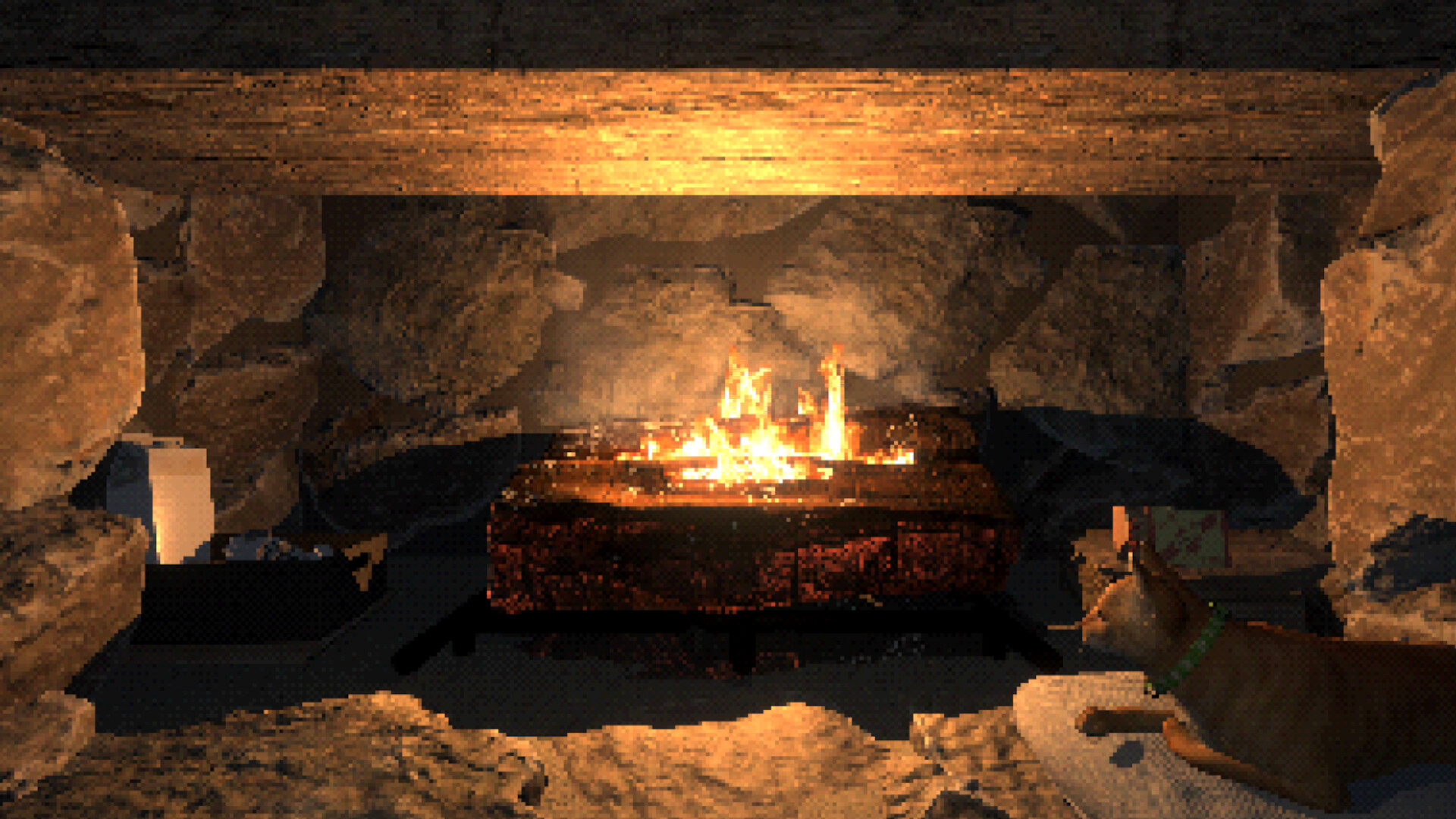 Virtual Interactive Fireplace - Cats  screenshot 2