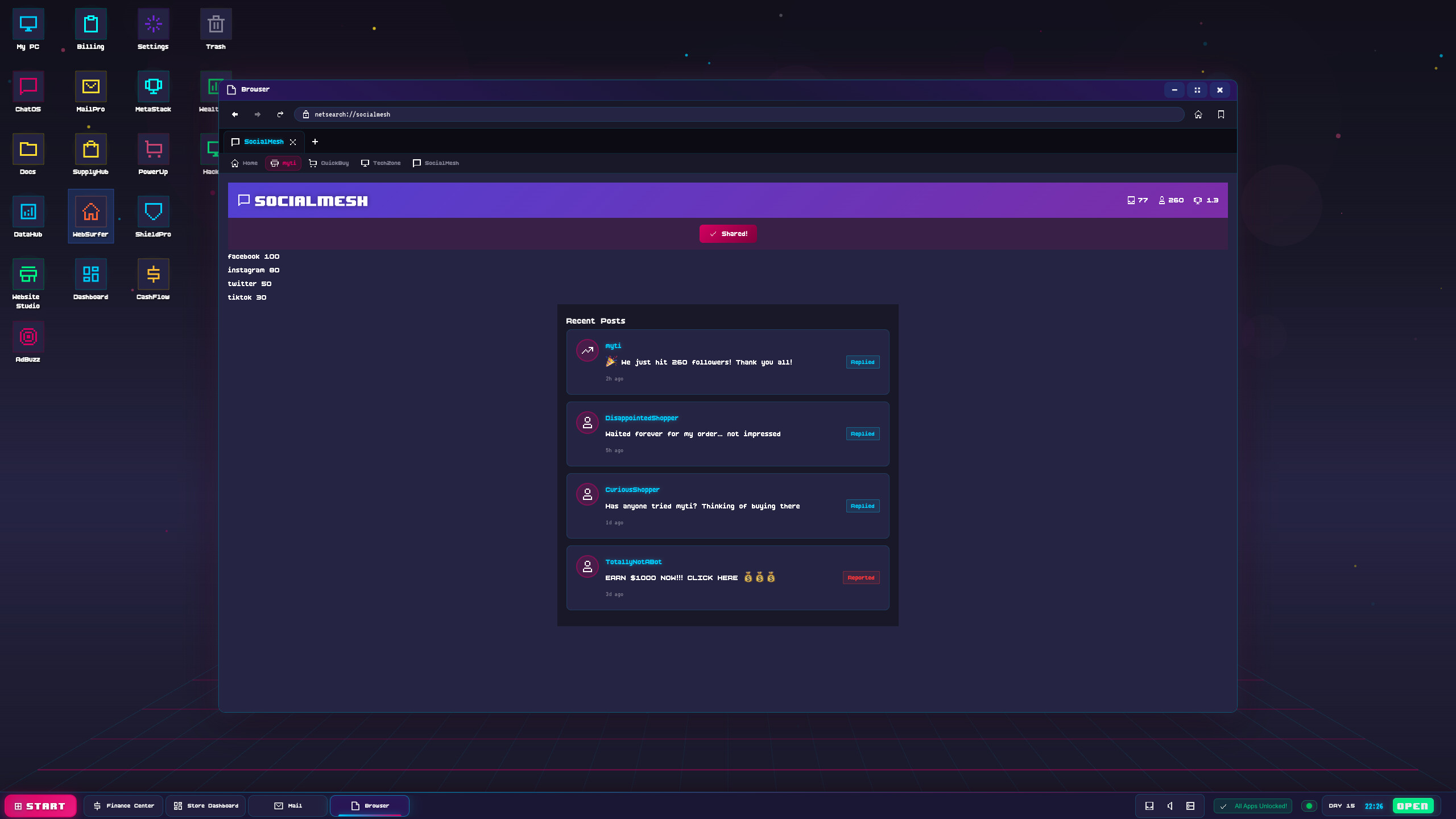 Cart Panic! OS - E-Commerce Tycoon screenshot 10