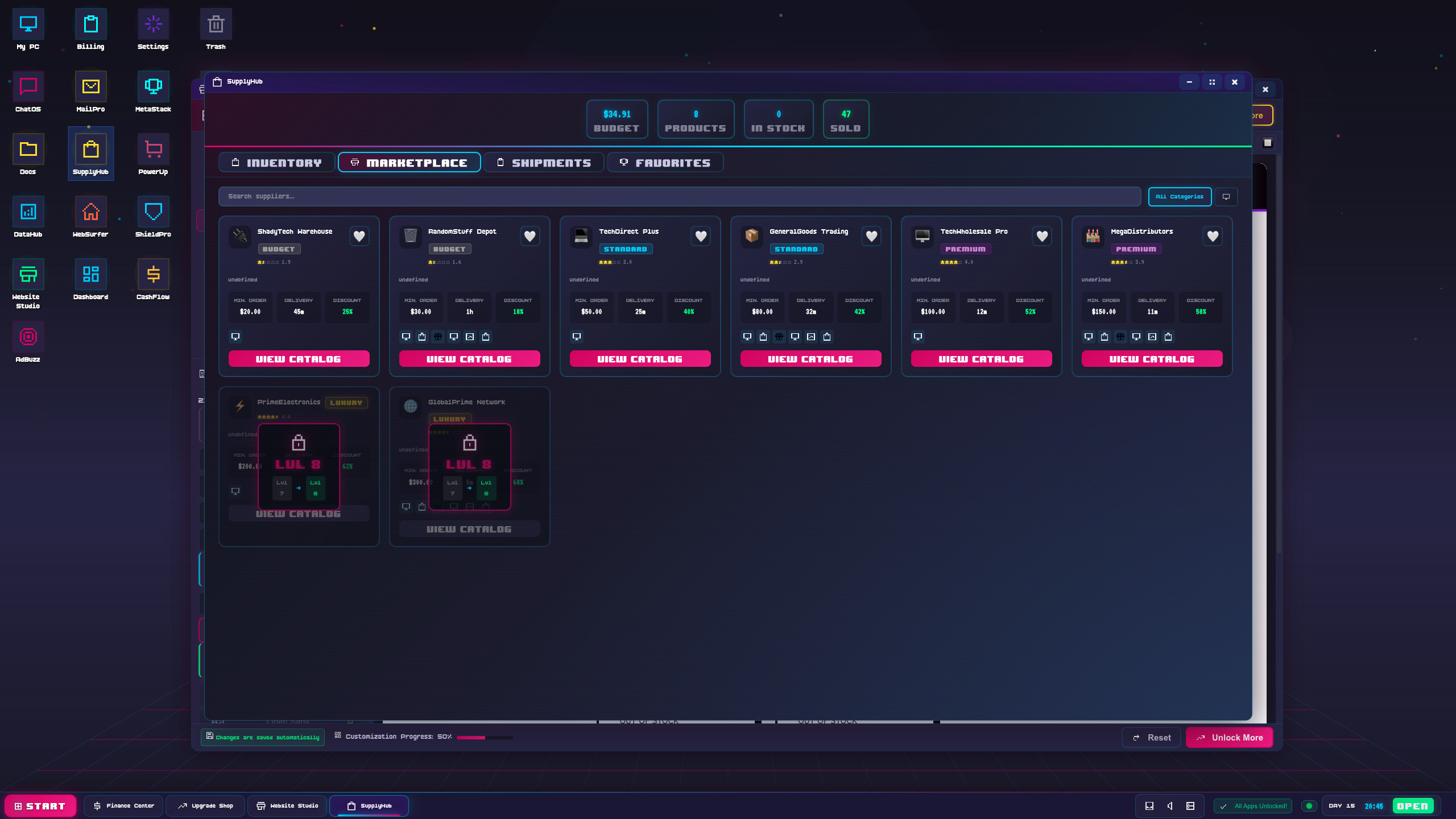 Cart Panic! OS - E-Commerce Tycoon screenshot 8