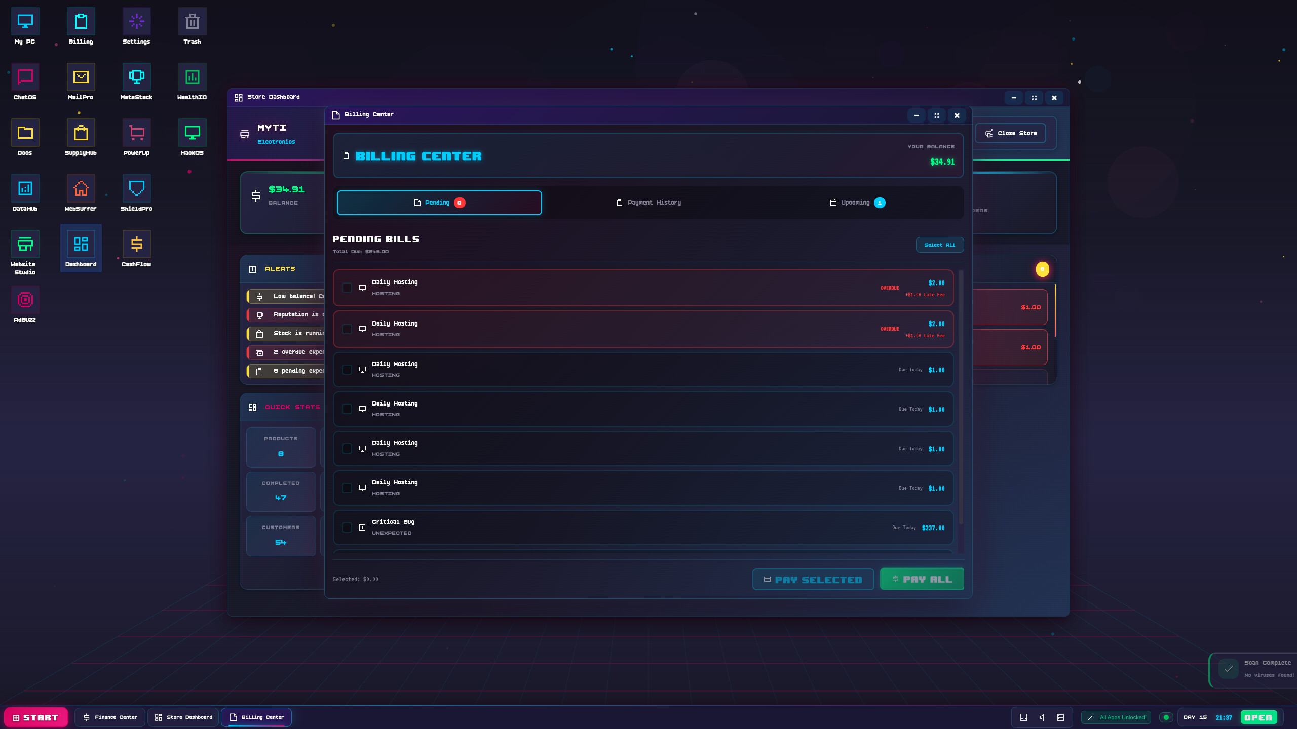 Cart Panic! OS - E-Commerce Tycoon screenshot 11