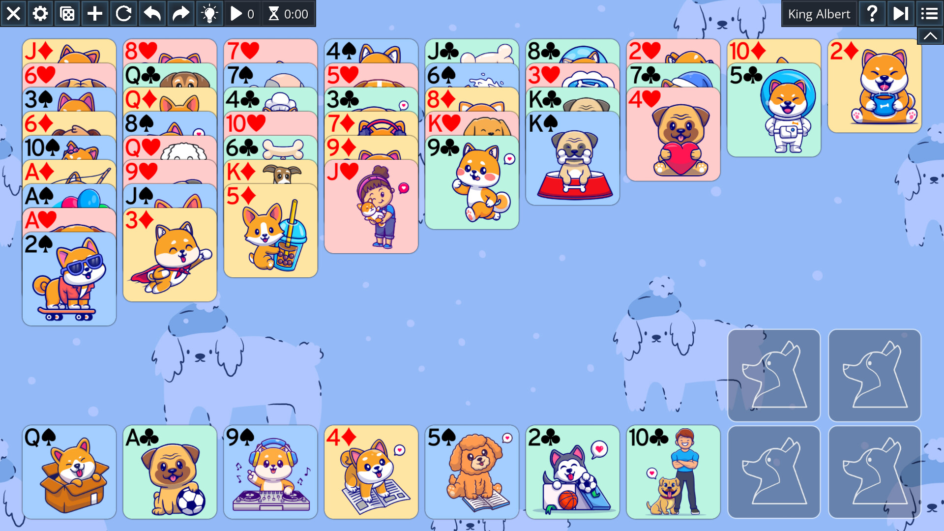 Free Solitaire - Dogs screenshot 6