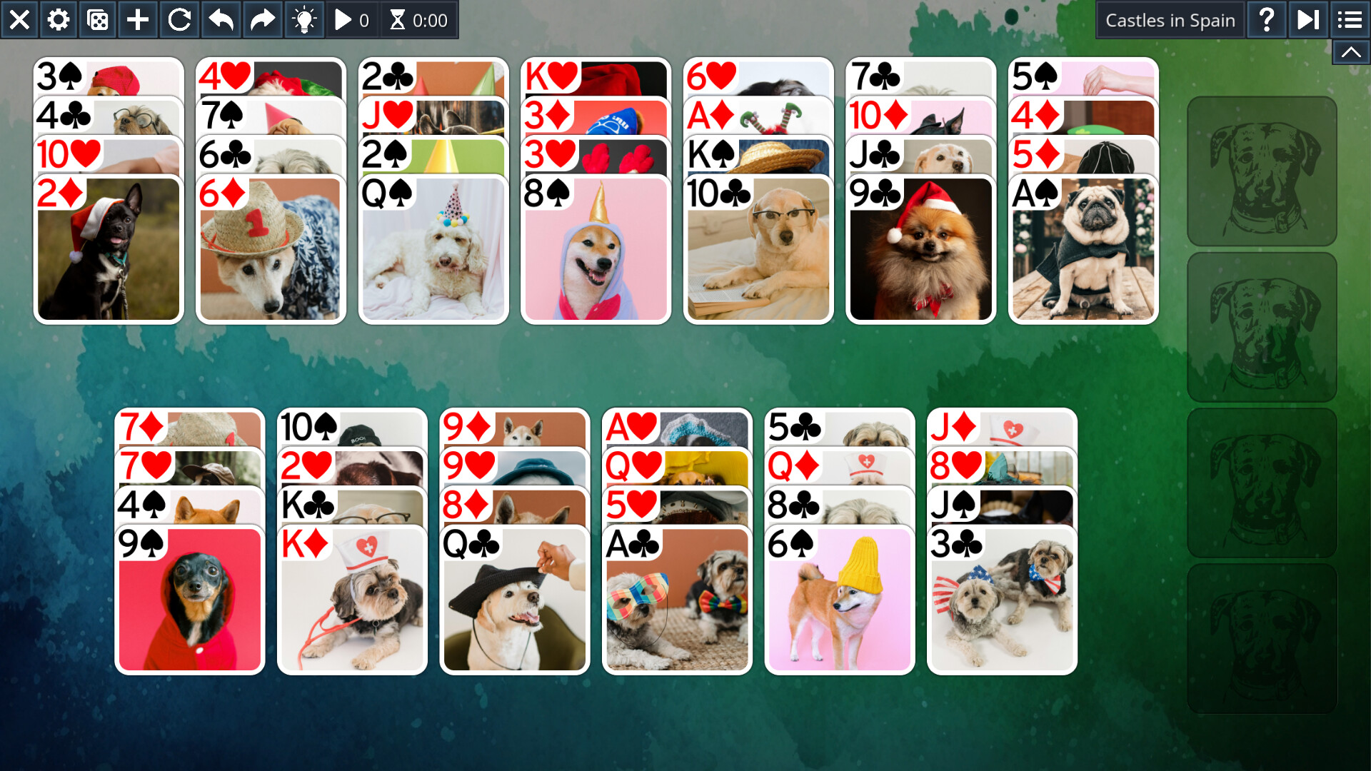 Free Solitaire - Dogs screenshot 9