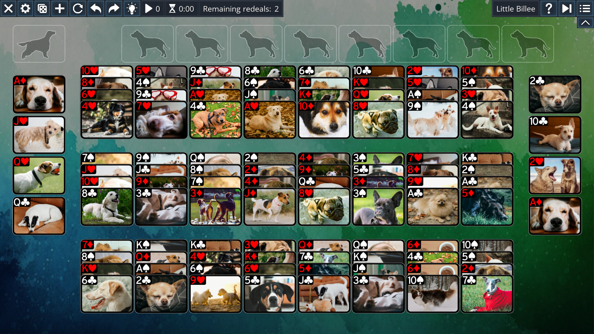 Free Solitaire - Dogs screenshot 8
