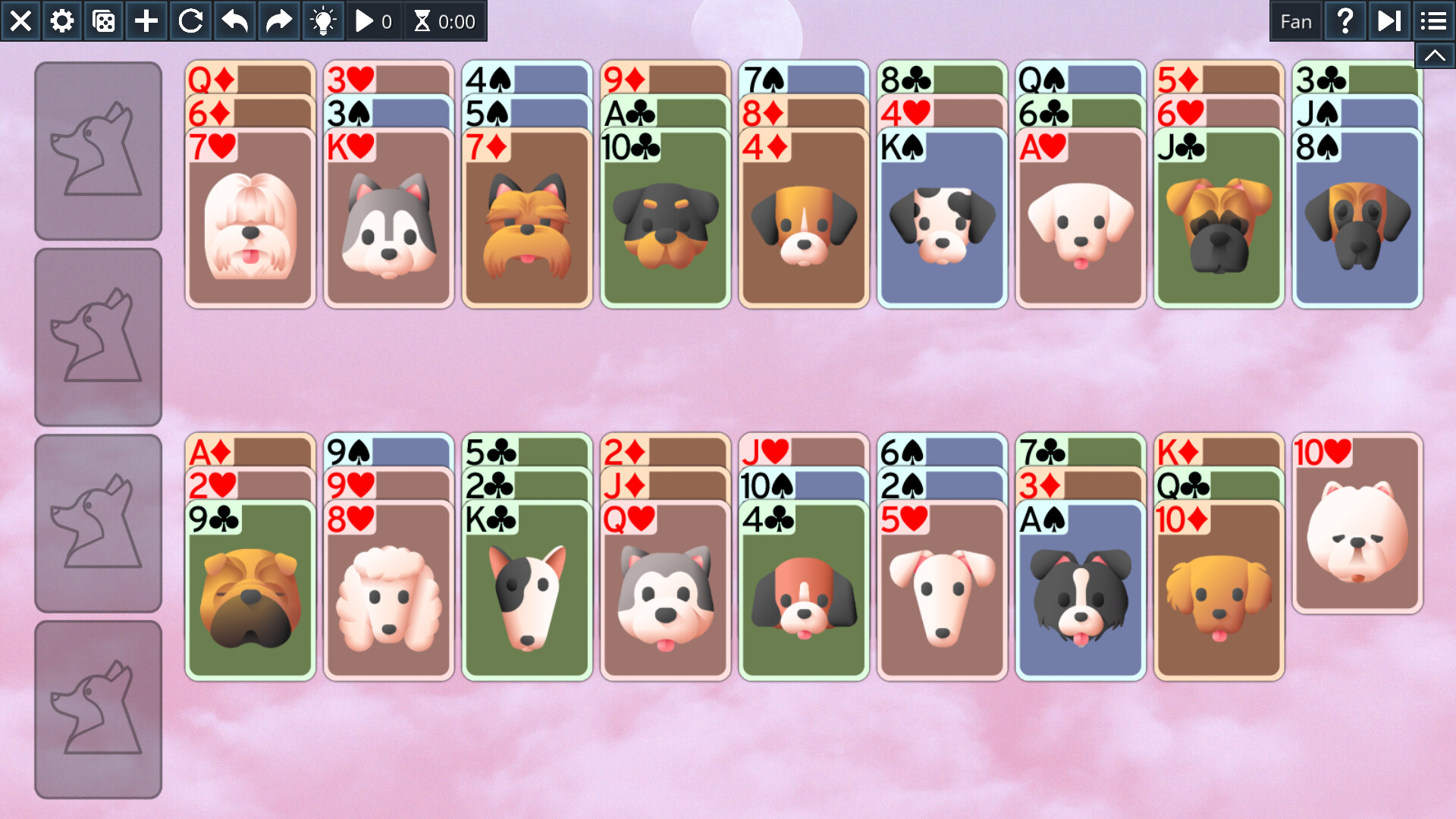 Free Solitaire - Dogs screenshot 7