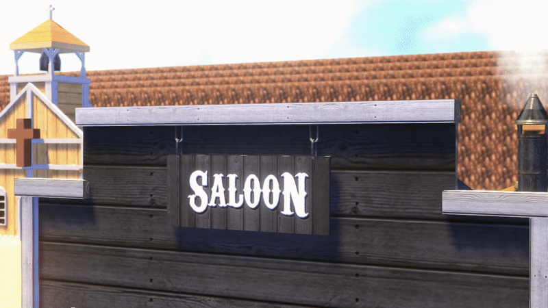 PRESENTATION - The Curse of Mount Madre 1 saloon | RPG Jeuxvidéo