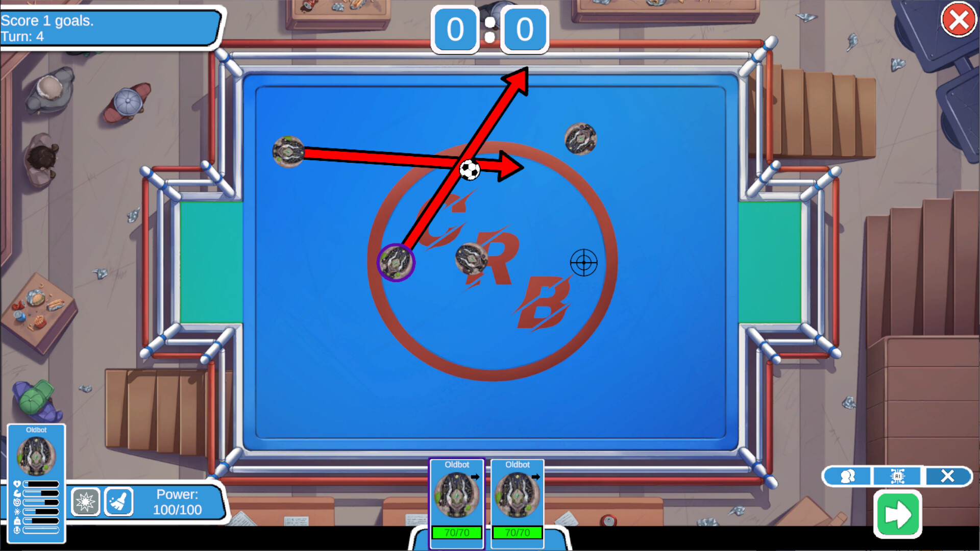 Crazy Robot Ball screenshot 1