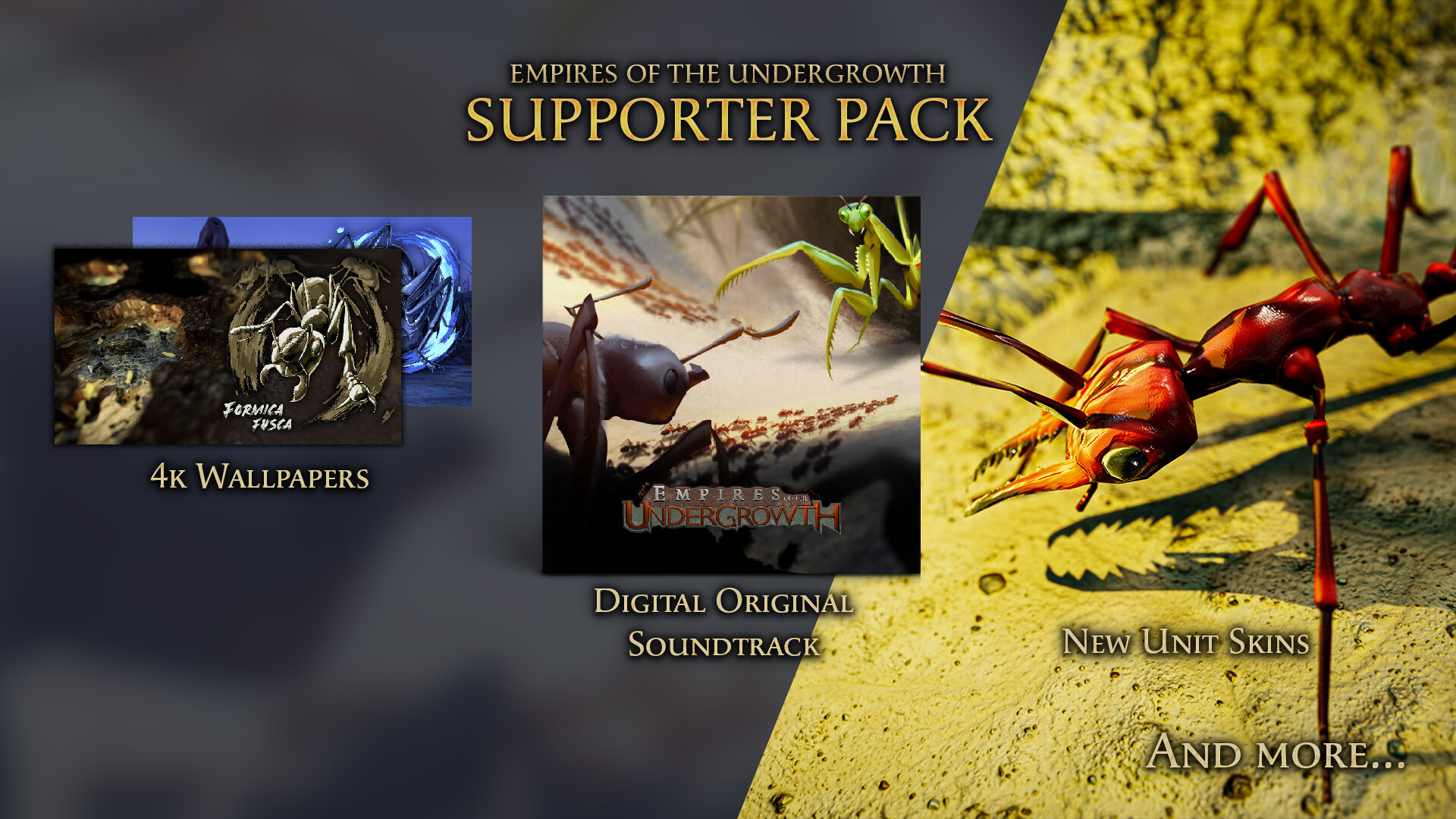 Empires of the Undergrowth - Supporter Pack screenshot 1