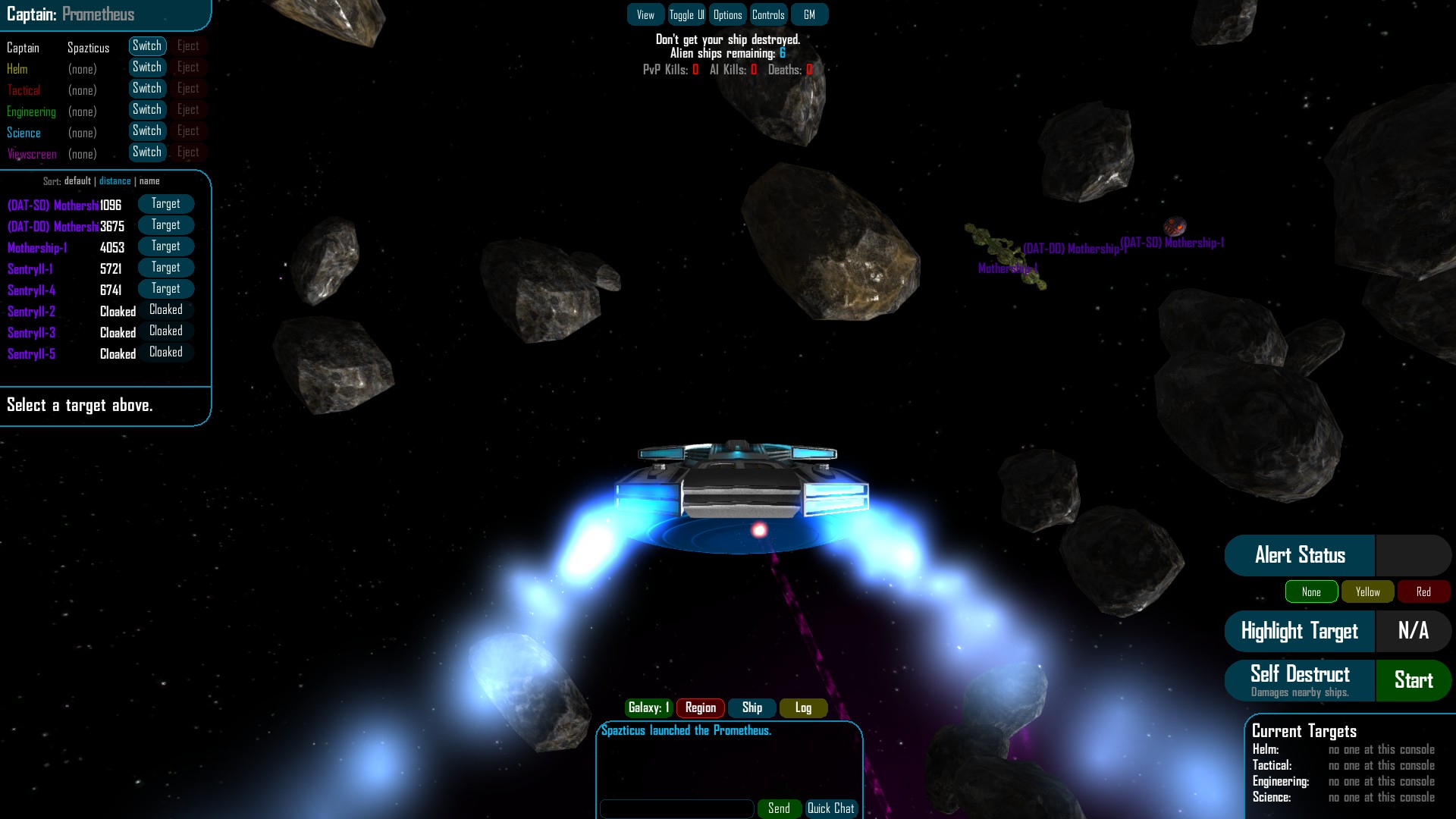 Quintet screenshot 1