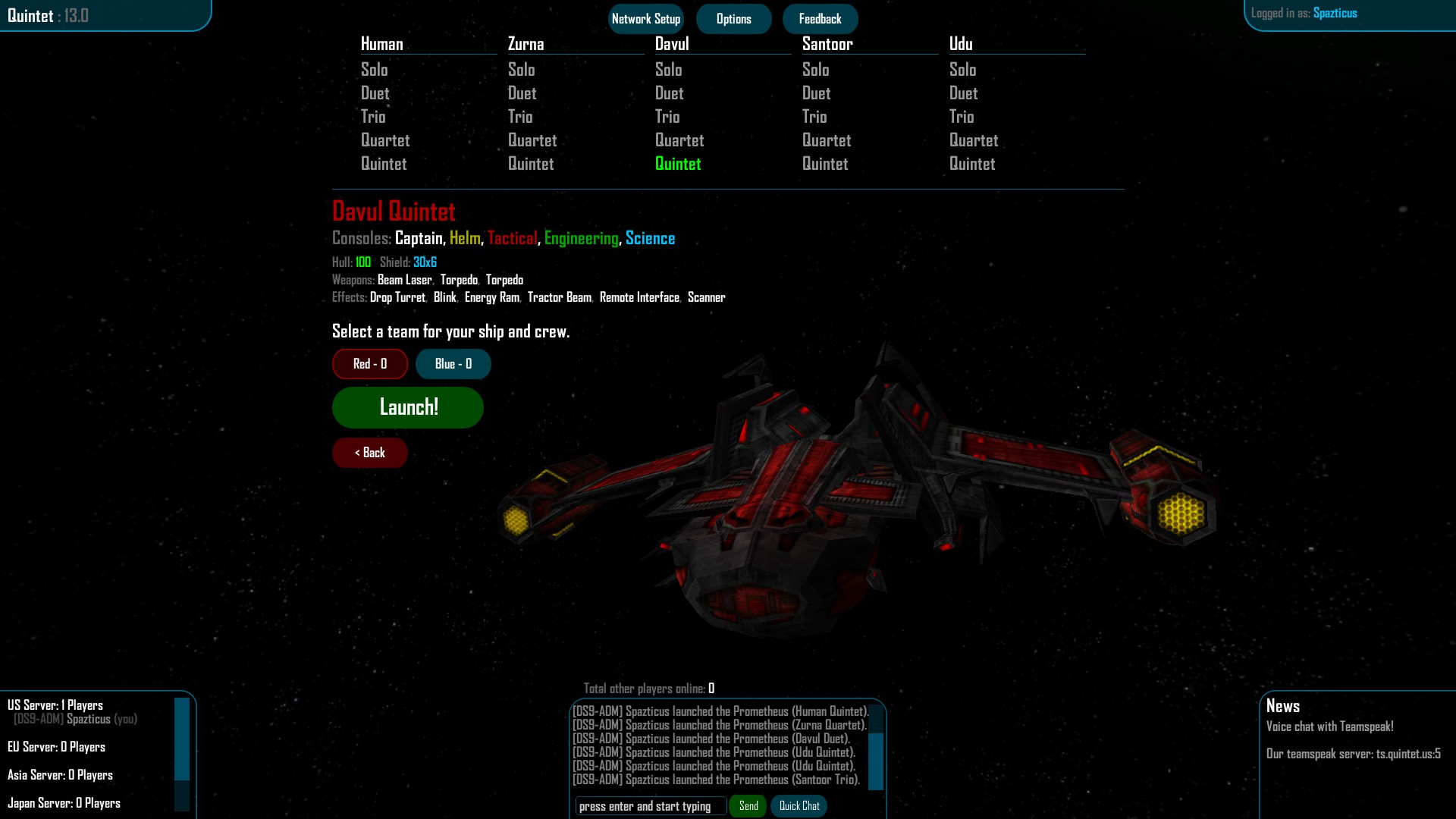 Quintet screenshot 4