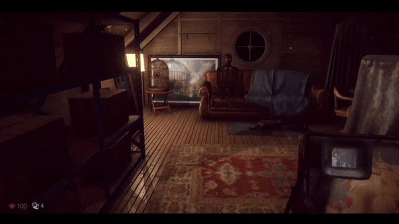 Giao diện game The 18th Attic tìm kiếm hiện tượng lạ trong gác mái tối