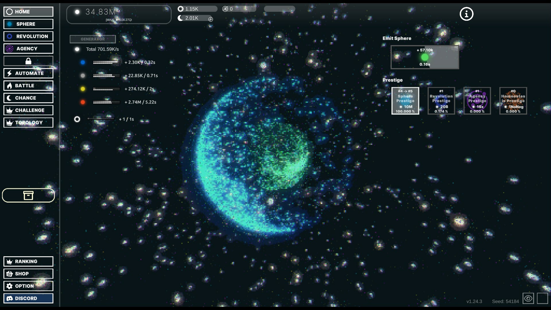 Idle Sphere - DIGITAL WINTER screenshot 3