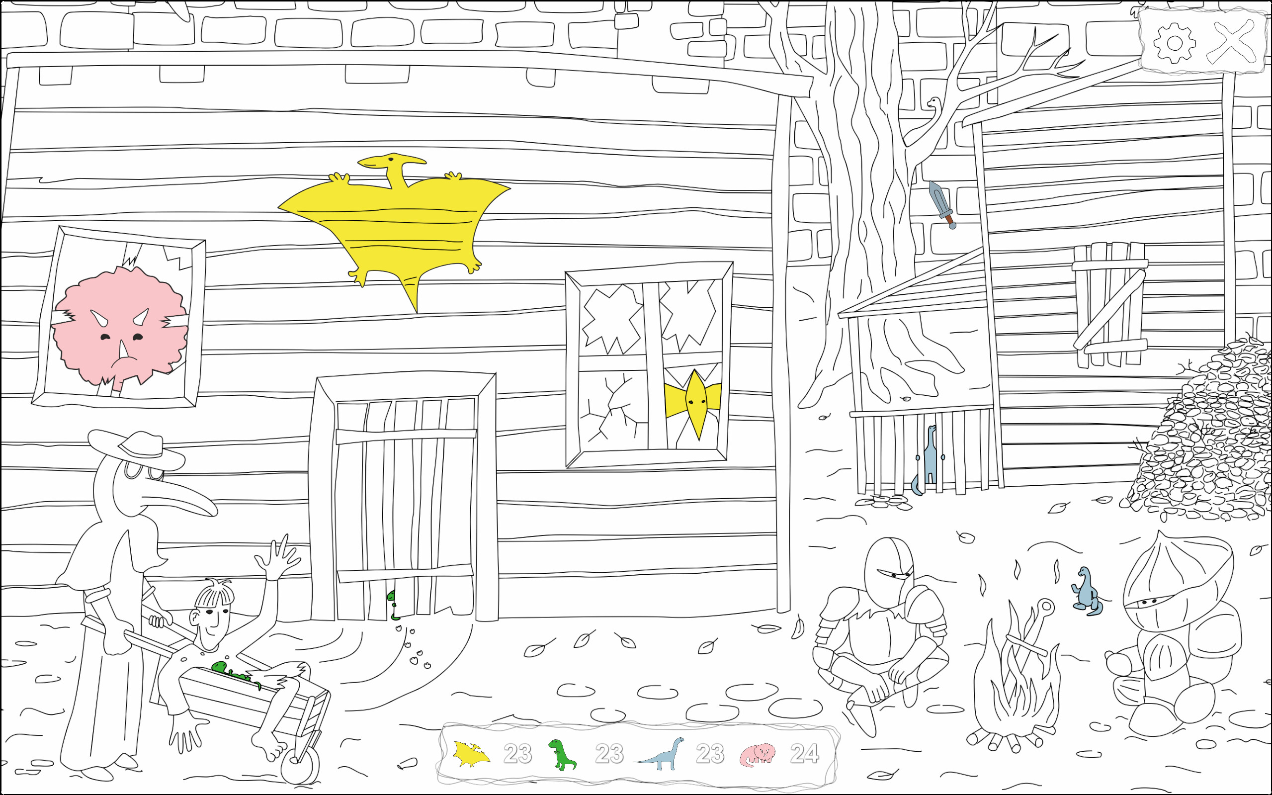 100 Hiddensaurs - Medieval screenshot 2