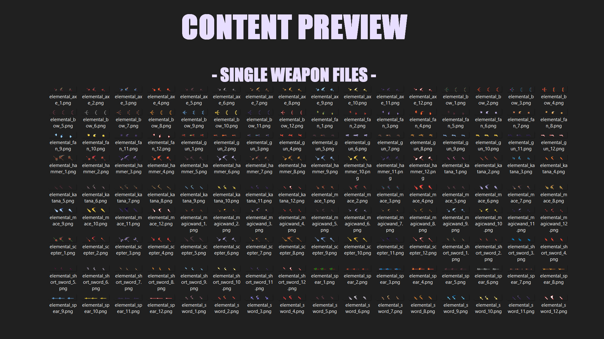RPG Maker MV - Elemental Weapons Pack screenshot 2