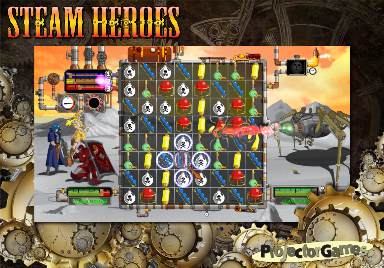 Steam Heroes screenshot 2