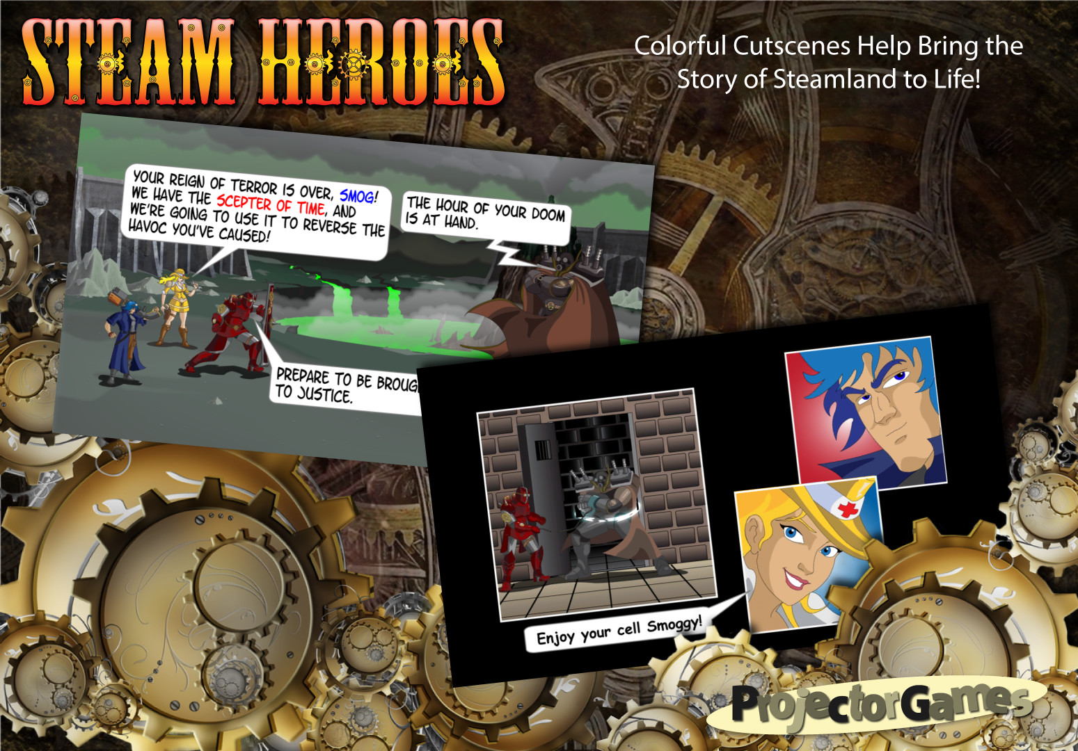 Steam Heroes screenshot 1