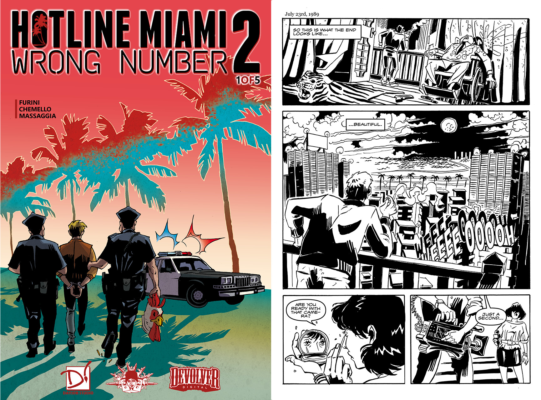 Hotline Miami 2: Wrong Number Digital Comic screenshot 1