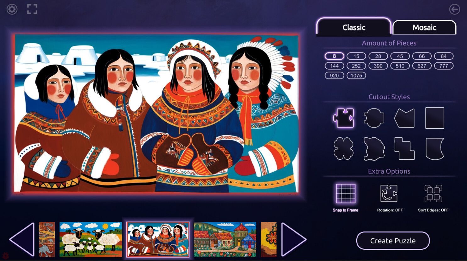 Master of Pieces © Jigsaw Puzzle DLC - Folk-Art screenshot 5