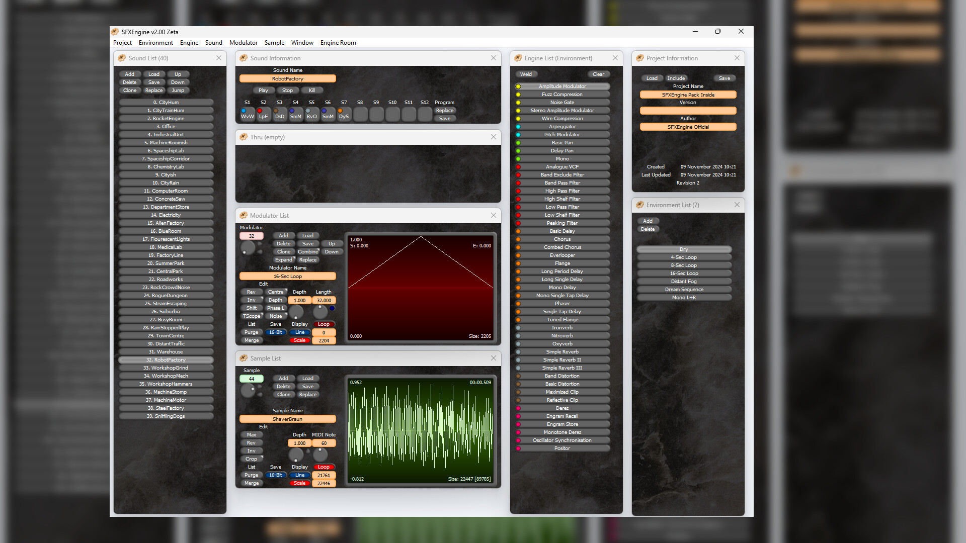 SFXEngine Sound Pack: Inside screenshot 1