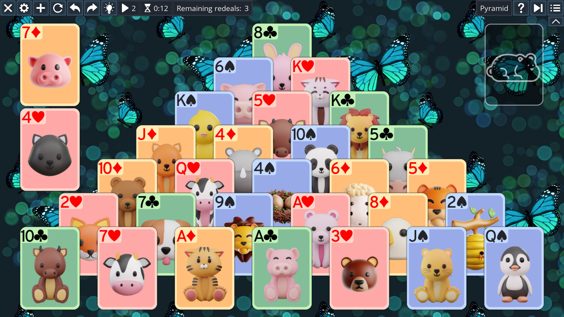 Free Solitaire - Animals screenshot 1