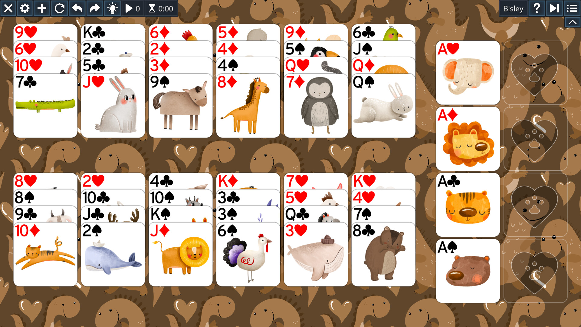 Free Solitaire - Animals screenshot 7
