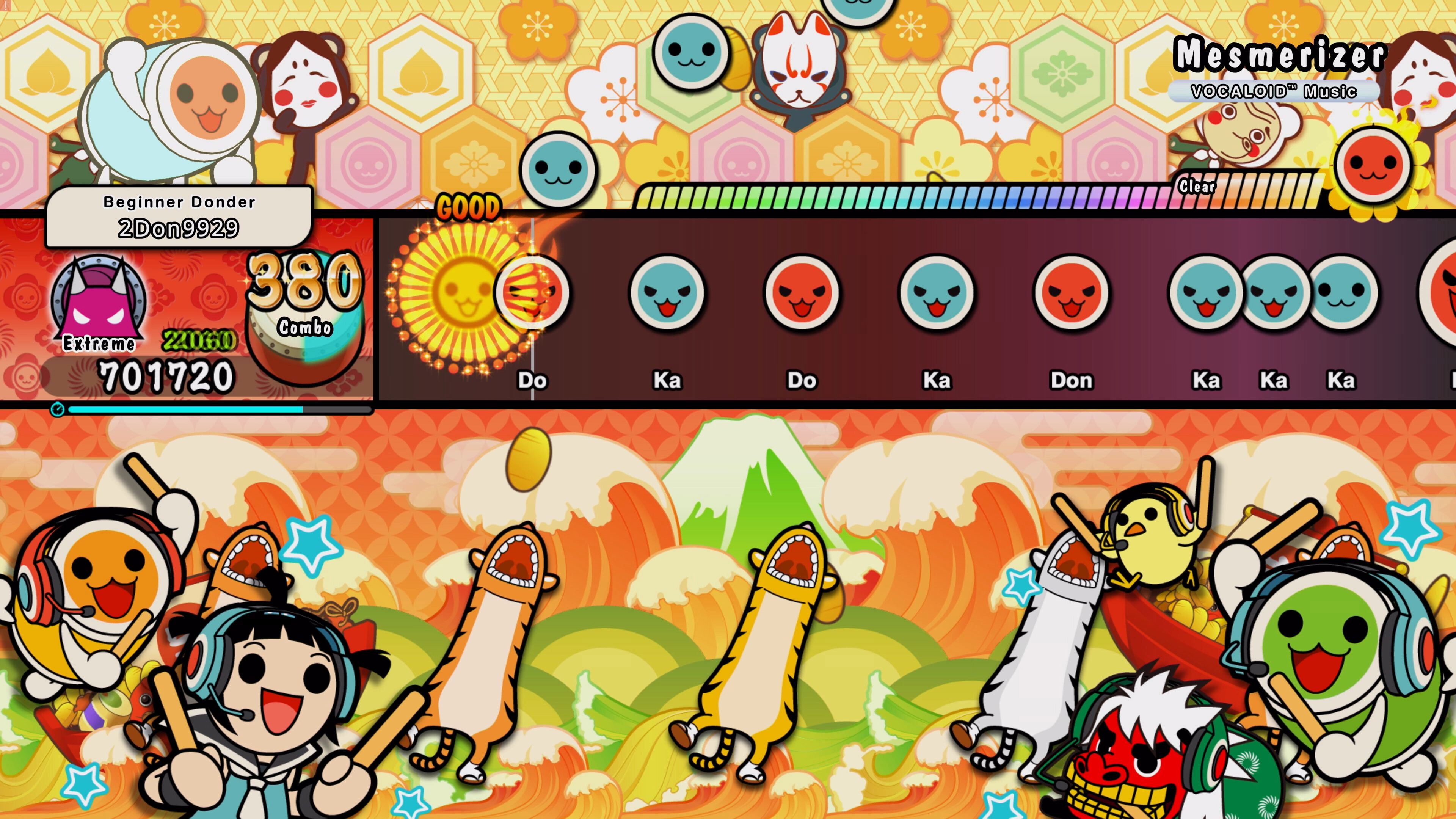 Taiko no Tatsujin: Rhythm Festival - KASANE TETO Pack screenshot 1