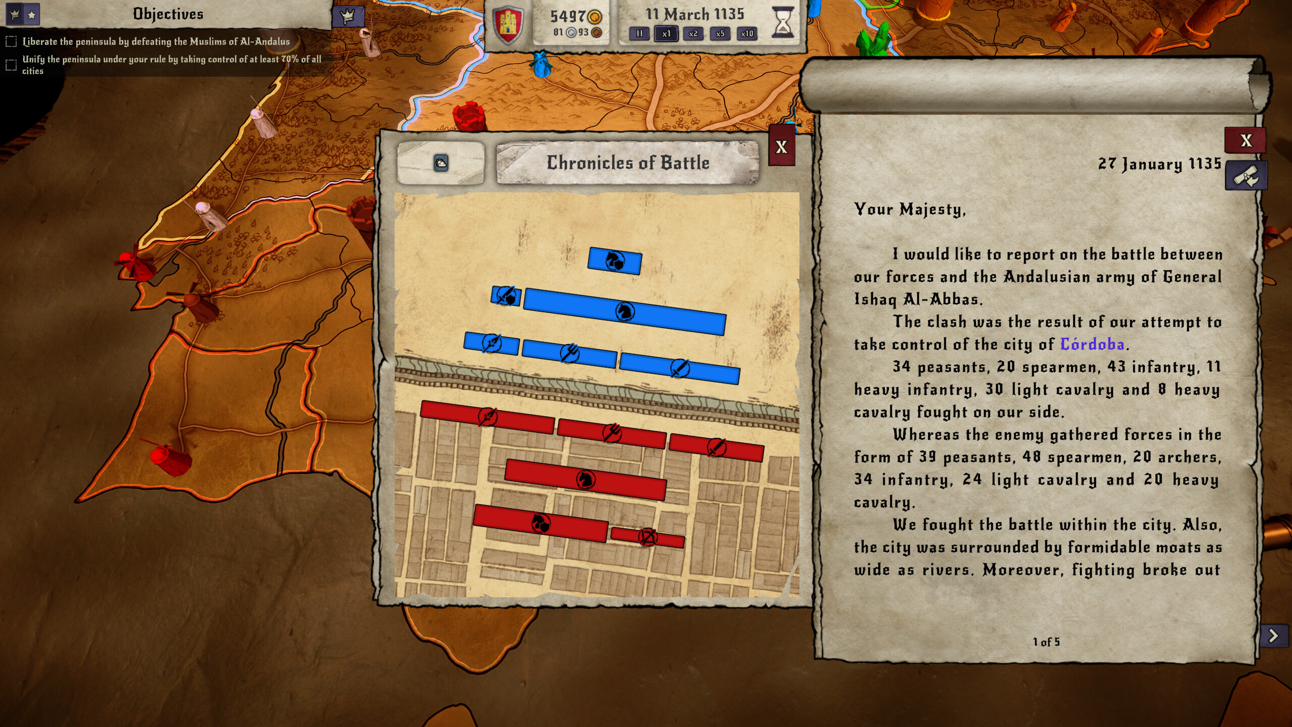King's Orders - Chronicles of Battle screenshot 1
