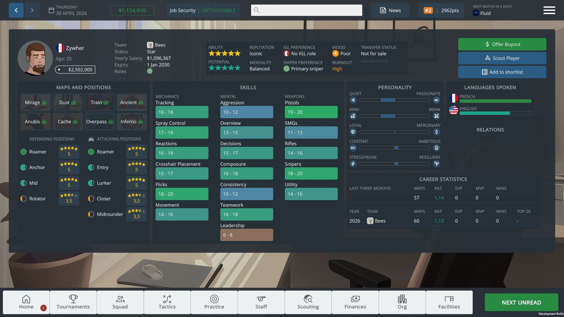 CS Manager Build 24627779 gameplay screenshot 3