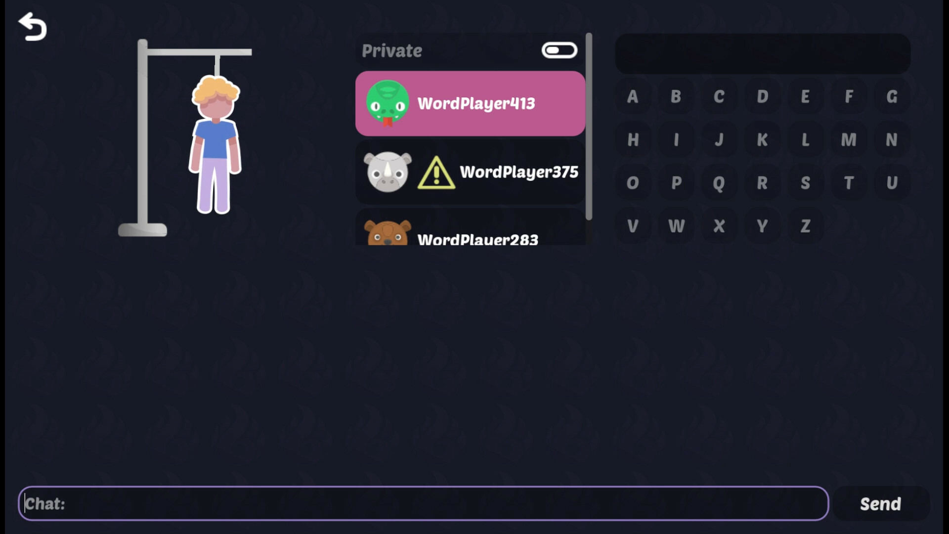 Project Hangman screenshot 1