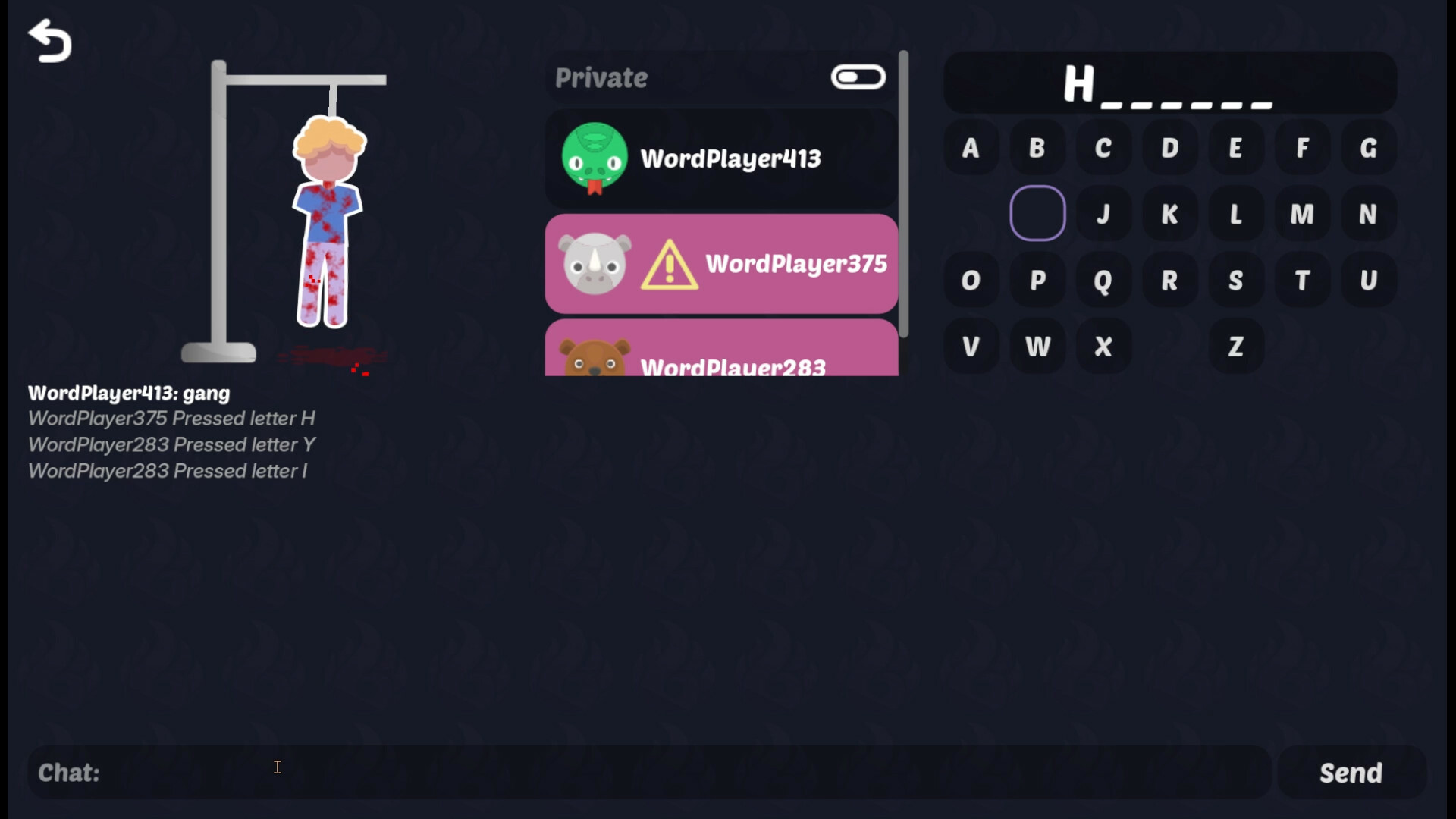 Project Hangman screenshot 2
