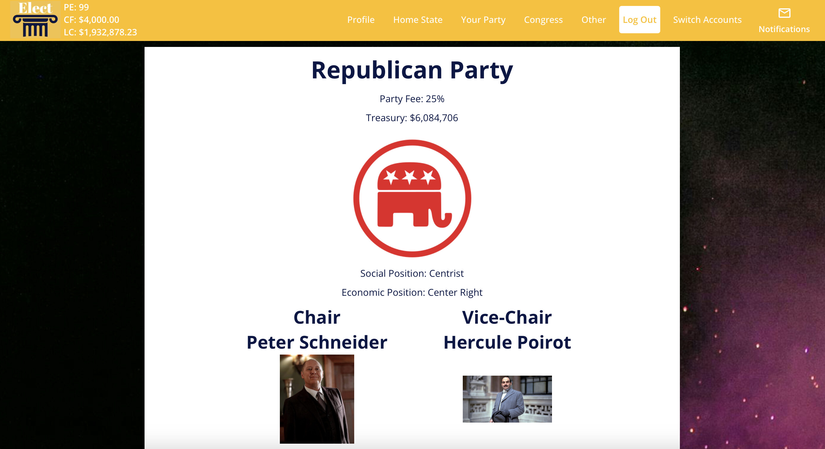 Elect screenshot 2
